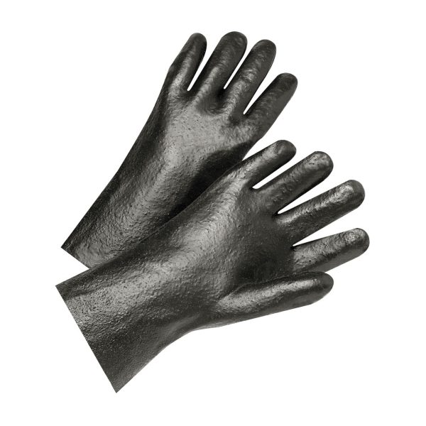 PIP® 1017R - PVC Dipped Glove with Interlock Liner and Semi-Rough Finish  -  10" Length