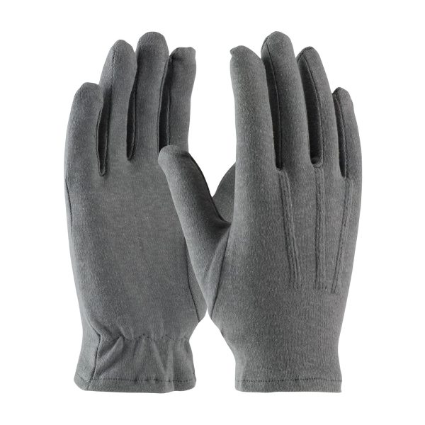 Cabaret™ 130-100GM - 100% Cotton Dress Glove with Raised Stitching on Back - Open Cuff