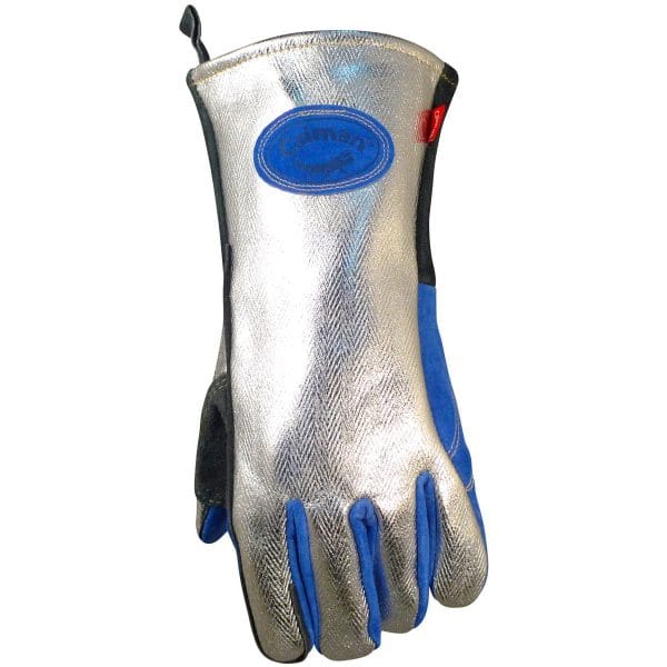 Caiman® 1524 - Premium Split Cowhide MIG/Stick Welder's Glove with Wool Lining and Aluminized Rayon Back/Thumb - Image 2