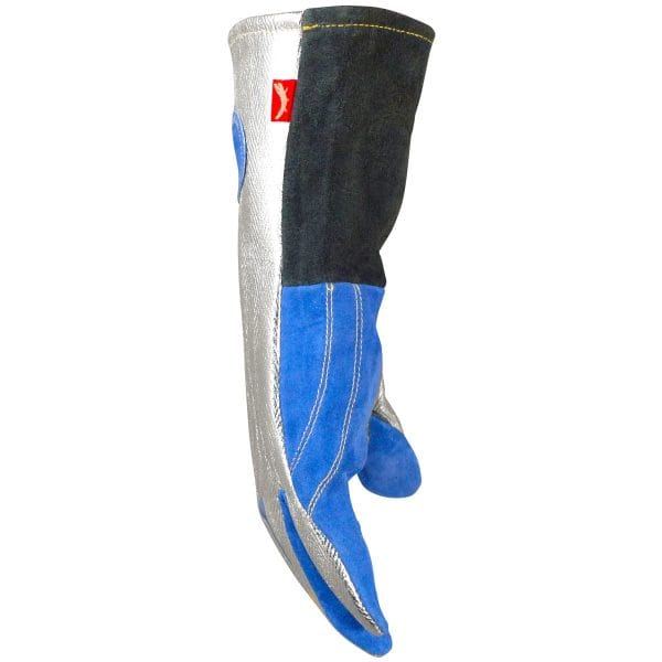 Caiman® 1524 - Premium Split Cowhide MIG/Stick Welder's Glove with Wool Lining and Aluminized Rayon Back/Thumb - Image 5