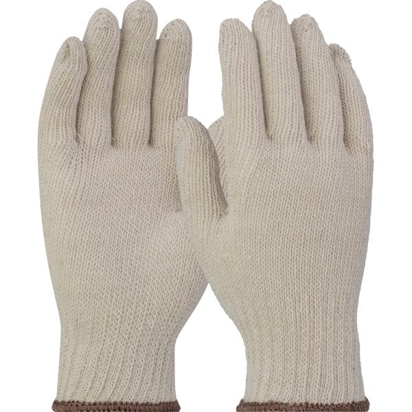 PIP® 1JC1200 - Medium Weight Seamless Knit Cotton Glove - Natural