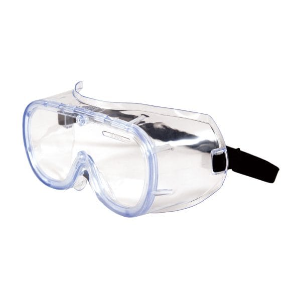 552 Softsides™ 248-5290-400B - Non-Vented Goggle with Clear Blue Body, Clear Lens and Anti-Scratch / Anti-Fog Coating