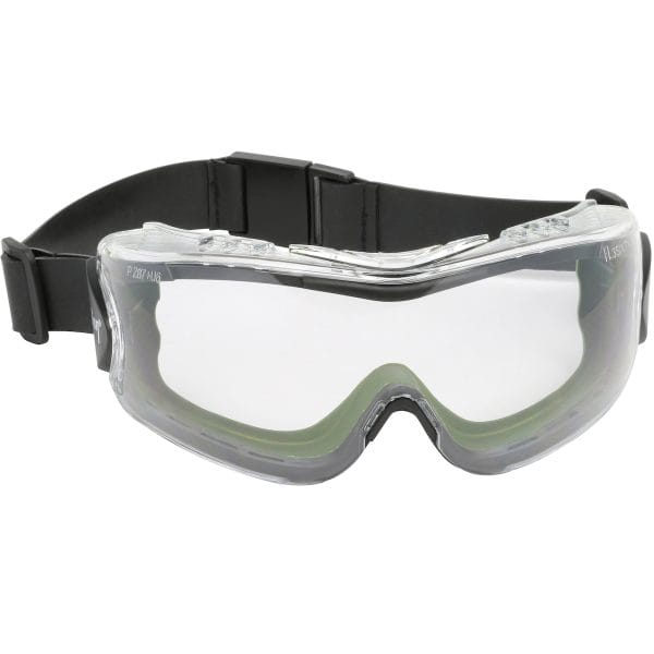 Mission™ 251-63-0520-RHB - Indirect Vent Goggle with Green Body, Clear Lens and FogLess® 3Sixty™ Coating  - Neoprene Strap - Image 2