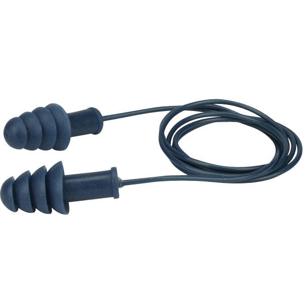 PIP® 267-HPR410D - Metal Detectable Reusable TPR Corded Ear Plugs - NRR 27