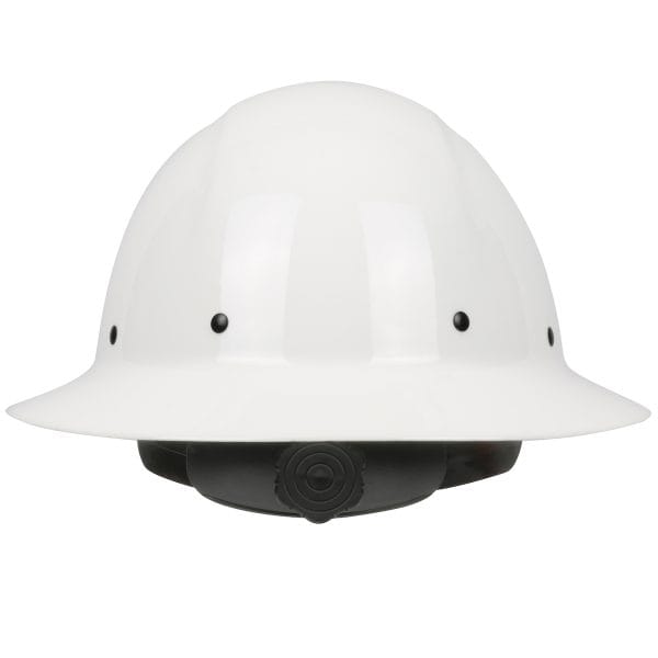 Wolfjaw™ 280-HP1481R - Full Brim Smooth Dome Hard Hat with Fiberglass Resin Shell, 8-Point Riveted Textile Suspension and Wheel-Ratchet Adjustment - Image 6