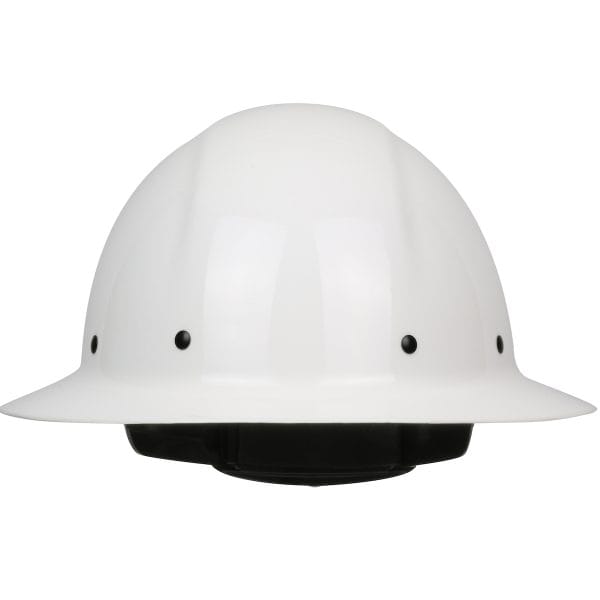 Wolfjaw™ 280-HP1481R - Full Brim Smooth Dome Hard Hat with Fiberglass Resin Shell, 8-Point Riveted Textile Suspension and Wheel-Ratchet Adjustment - Image 5