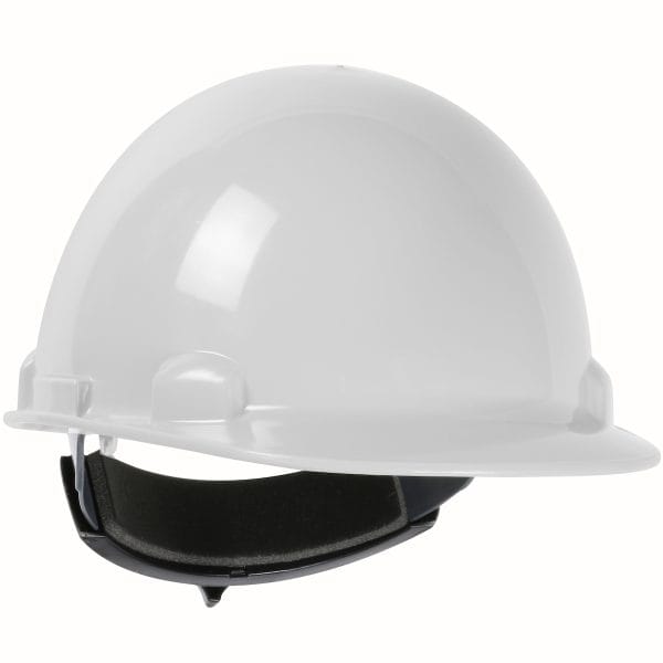 Dom™ 280-HP341R - Cap Style Smooth Dome Hard Hat with HDPE Shell, 4-Point Textile Suspension and Wheel-Ratchet Adjustment