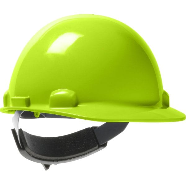 Dom™ 280-HP341SR - Cap Style Smooth Dome Hard Hat with HDPE Shell, 4-Point Textile Suspension and Swing Wheel-Ratchet Adjustment