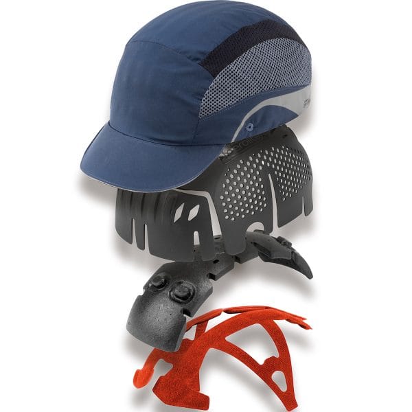 HardCap Aerolite™ 282-AEM130 - Lightweight Baseball Style Bump Cap with HDPE Protective Liner and Adjustable Back - Micro Brim - Image 2