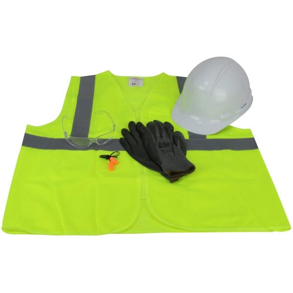 Whistler™ 289-GTW-HP241 - Pre-Packed PPE Kit, HP241 Hat, Safety Eyewear, Earplugs, Gloves and Vest - Image 3