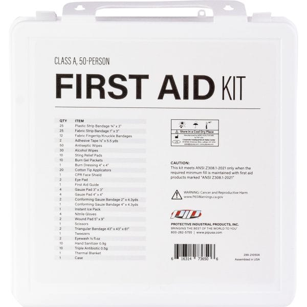 PIP® 299-21050A - ANSI Class A Waterproof First Aid Kit - 50 Person - Image 2