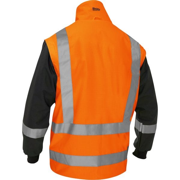Bisley® 333M6375H - 5-in-1 Class 3 Ripstop Jacket with Zip-Out Class 2 Inner Jacket - Image 15