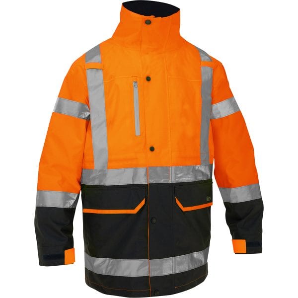 Bisley® 333M6375H - 5-in-1 Class 3 Ripstop Jacket with Zip-Out Class 2 Inner Jacket - Image 12