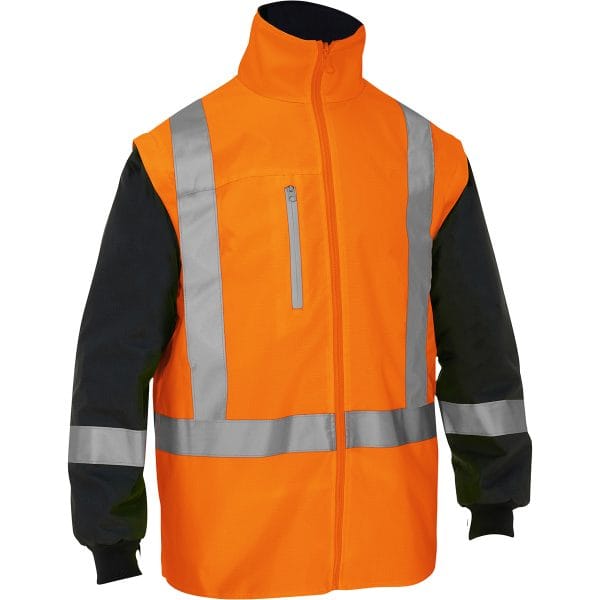 Bisley® 333M6375H - 5-in-1 Class 3 Ripstop Jacket with Zip-Out Class 2 Inner Jacket - Image 14