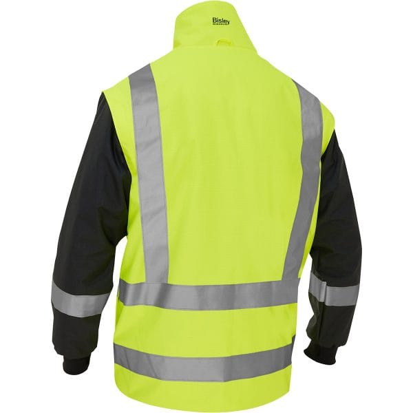 Bisley® 333M6375H - 5-in-1 Class 3 Ripstop Jacket with Zip-Out Class 2 Inner Jacket - Image 4