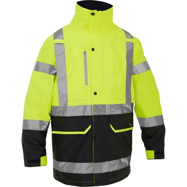 Bisley® 333M6375H - 5-in-1 Class 3 Ripstop Jacket with Zip-Out Class 2 Inner Jacket