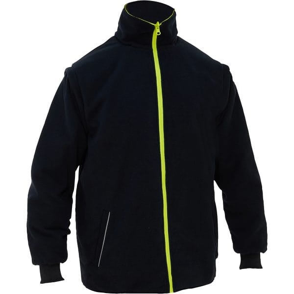 Bisley® 333M6375H - 5-in-1 Class 3 Ripstop Jacket with Zip-Out Class 2 Inner Jacket - Image 7