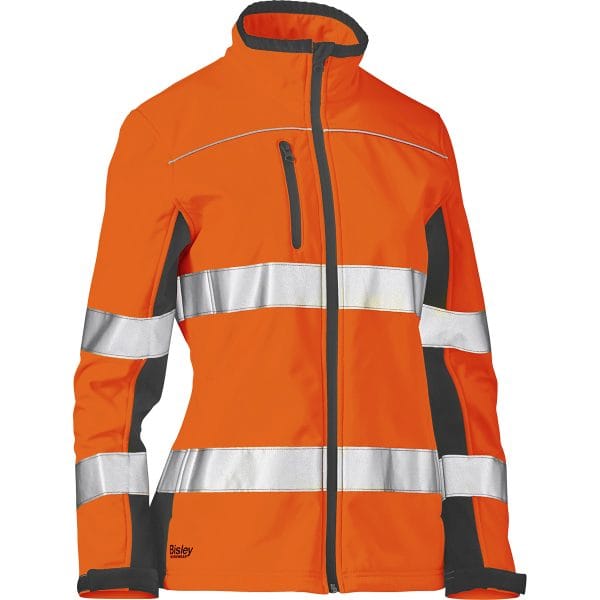 Bisley® 333W6059T - ANSI Type R Class 2 Women's Contoured Softshell Jacket