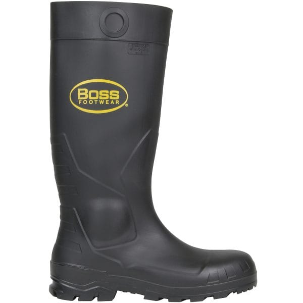 Boss® Footwear382-810 - 16" Black PVC Steel Toe Boot - Image 2