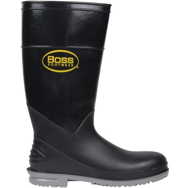 Boss® Footwear383-890 - 16" Black Polyblend Steel Toe and Shank Boot - Image 2
