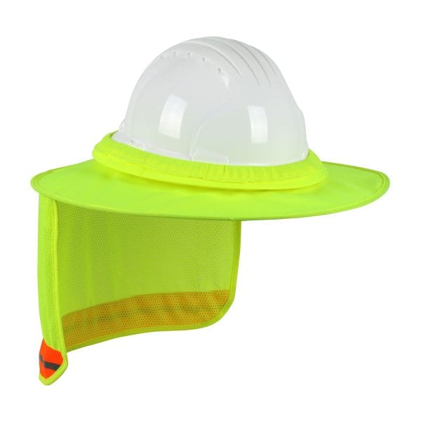EZ-Cool® 396-850 - Hi-Vis Full Brim Hard Hat Visor with Neck Shade