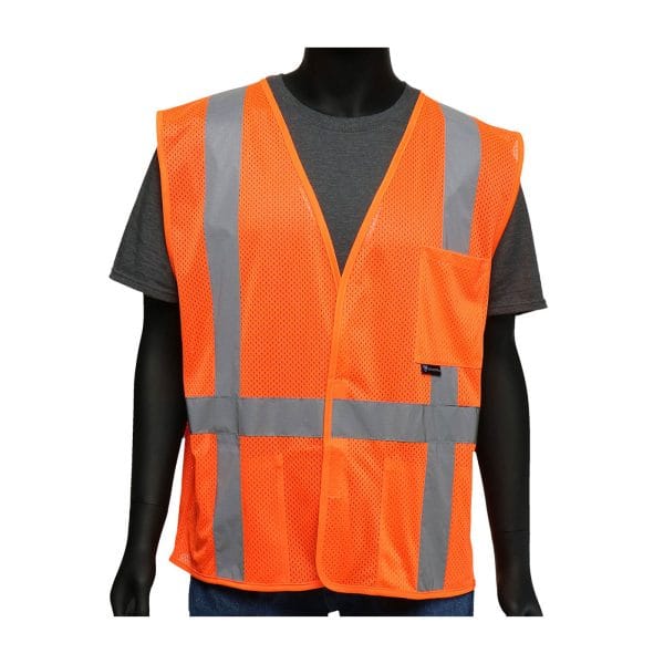 Viz-Up™ 47218 - ANSI Type R Class 2 FR Treated Three Pocket Mesh Vest