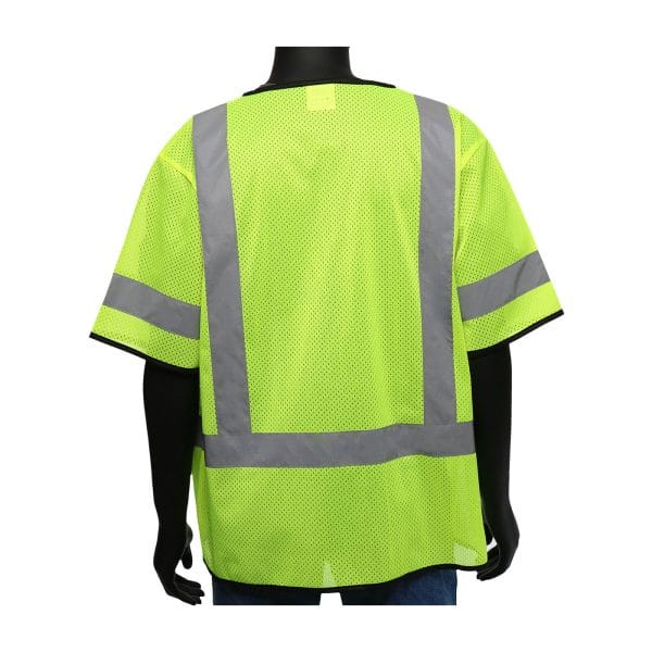 Viz-Up™ 47302 - ANSI Type R Class 3 Three Pocket Zipper Mesh Vest - Image 2