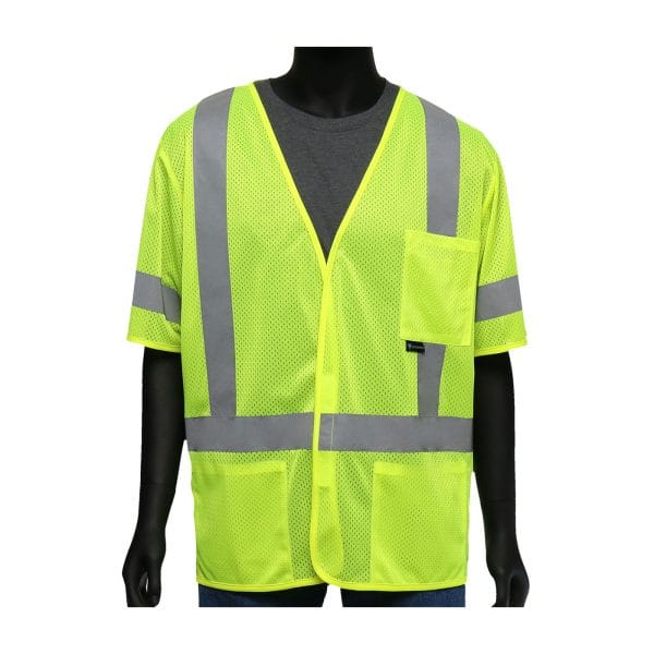 Viz-Up™ 47308 - ANSI Type R Class 3 Three Pocket FR Treated Mesh Vest