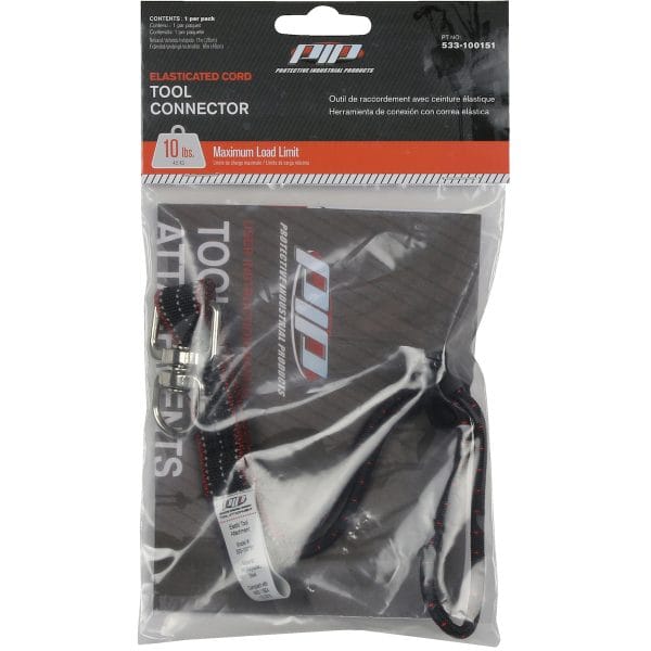 PIP® 533-100151 - Elasticated Cord Tool Connector - 15 lbs. maximum load limit - Retail Packaged - Image 2