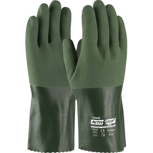 ActivGrip™ 56-AG566 - Nitrile Coated Glove with Cotton Liner and MicroFinish Grip - 12"
