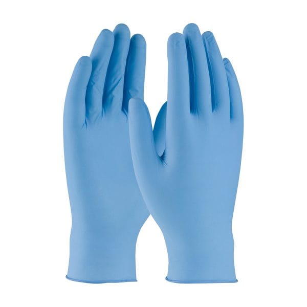 QRP® Qualatrile® BQF12 - Disposable Nitrile Glove, Powder Free with Textured Grip - 5 mil