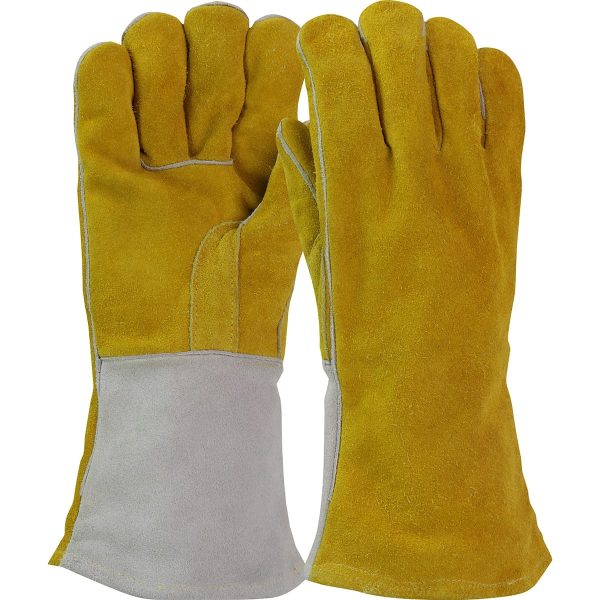 Ironcat® 9401 - Superior Grade Split Cowhide Leather Welder's Glove with Cotton Lining and DuPont™ Kevlar® Stitching