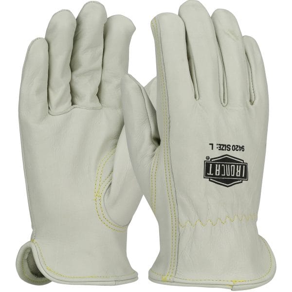 Ironcat® 9420 - Premium Grade Top Grain Cowhide Leather Drivers Glove - Keystone Thumb