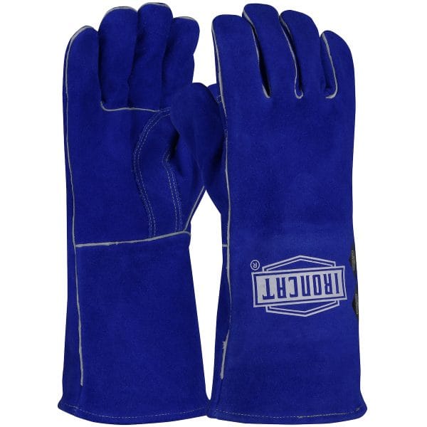 Ironcat® 946 - AR Premium Grade Split Cowhide Leather Welder's Glove with Para-Aramid Cut Lining and Kevlar® Stitching