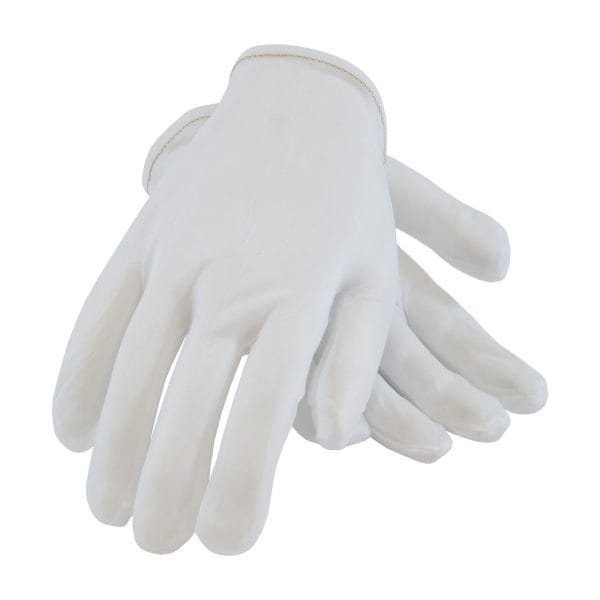 CleanTeam® 98-741 - 40 Denier Tricot Inspection Glove with Rolled Hem Cuff - Ladies'