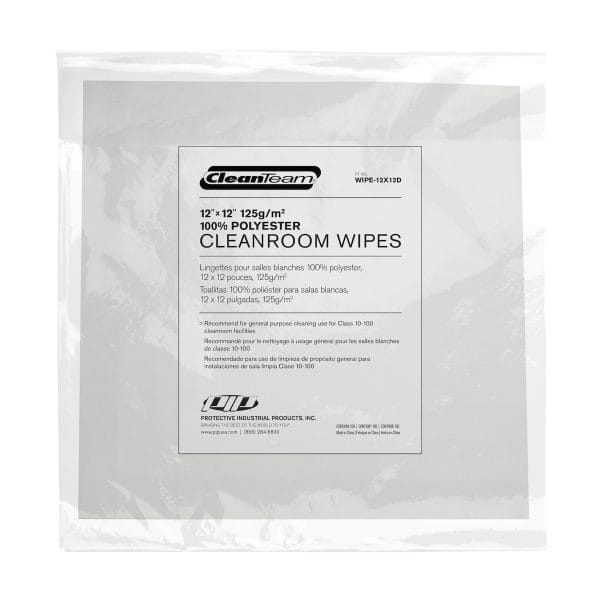CleanTeam® WIPE-12x12D - 12" x 12" 100% Polyester Wipe - Image 2