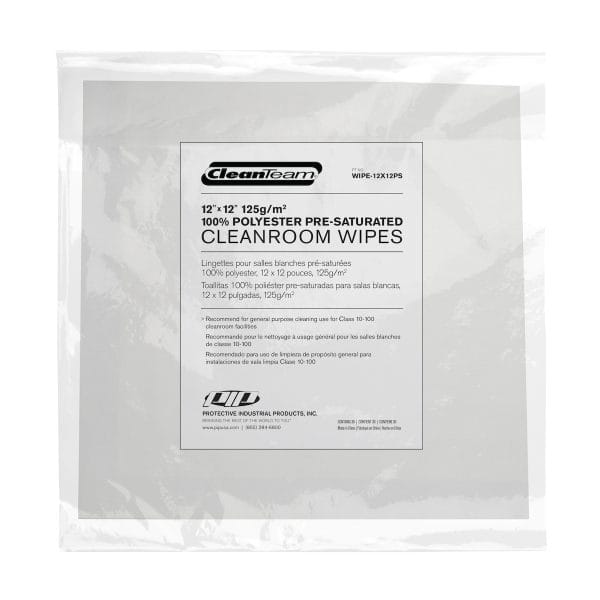 CleanTeam® WIPE-12x12PS - 12" x 12" Pre-saturated Wipe - Image 2