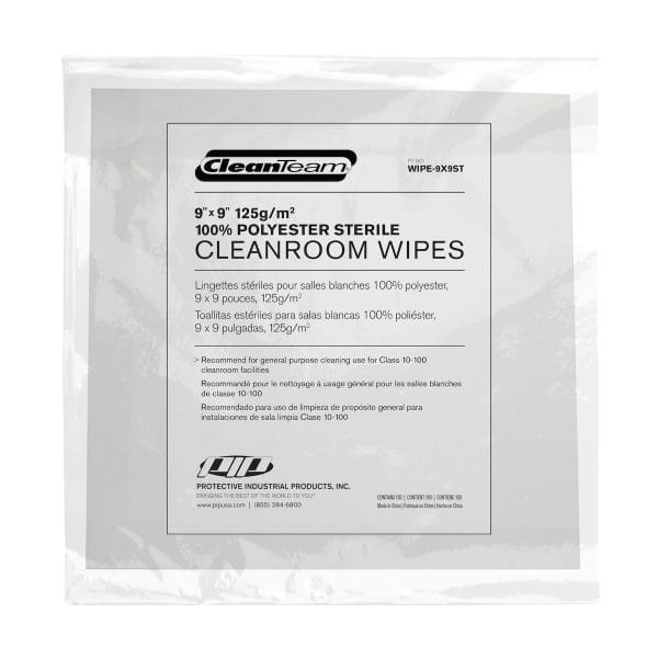 CleanTeam® WIPE-9X9ST - 9" x 9" Sterile Wipe - Image 2