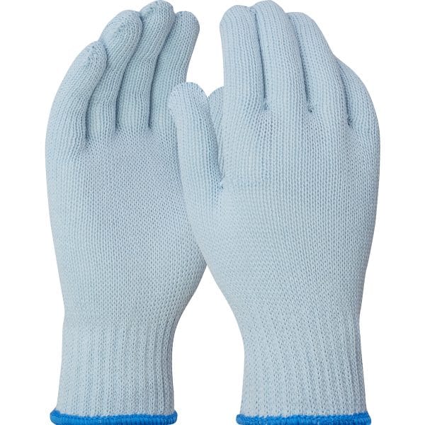 PIP ECO Series™ IM2270T - Medium Weight Seamless Knit Cotton/Recycled Polyester Glove - Blue