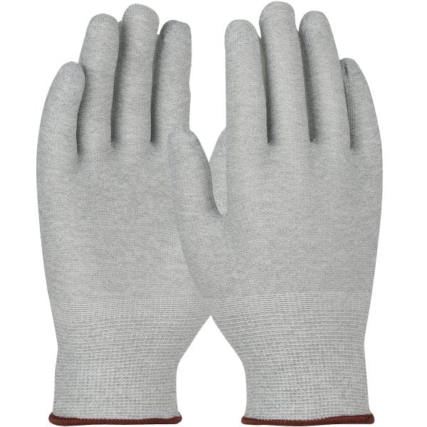 QRP® Qualaknit® KAS - Seamless Knit Nylon / Carbon Fiber Electrostatic Dissipative (ESD) Glove