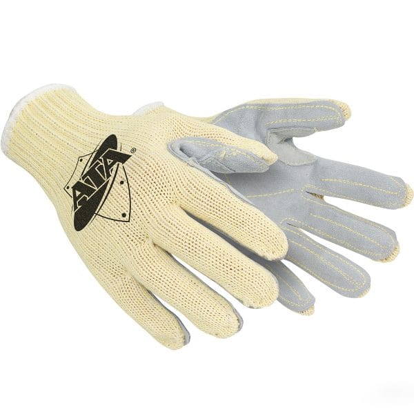 PIP® MATA30-BH - Seamless Knit ATA® Technology Blended Glove with Split Cowhide Leather Palm - Knit Wrist