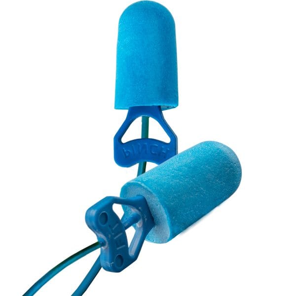 Food Pro Pinchfit™ BioSoft™ PF-D - Metal Detectable Disposable Bio-based Corded Foam Ear Plug with Pinchfit™ Technology - NRR 32