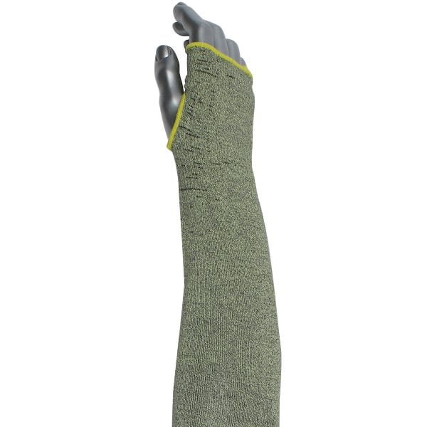 Kut Gard® S13ATAFR/2HA-ES6-T - Single-Ply ATA® / Hide-Away™ FR Blended Sleeve with Thumb Hole