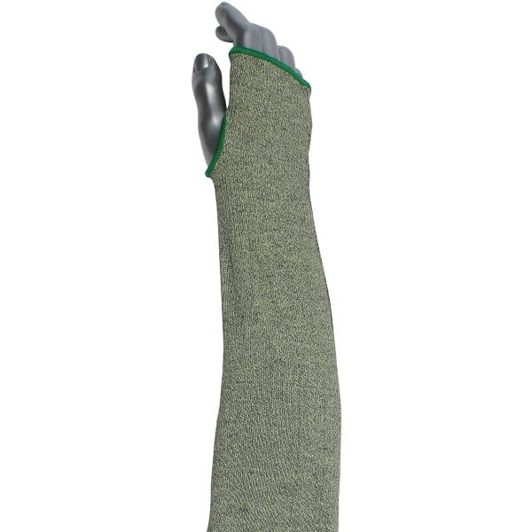 Kut Gard® S13ATAFR/2HA-EW-ES6T - Single-Ply ATA® / Hide-Away™ FR Blended Sleeve with Thumb Hole - Wide Width