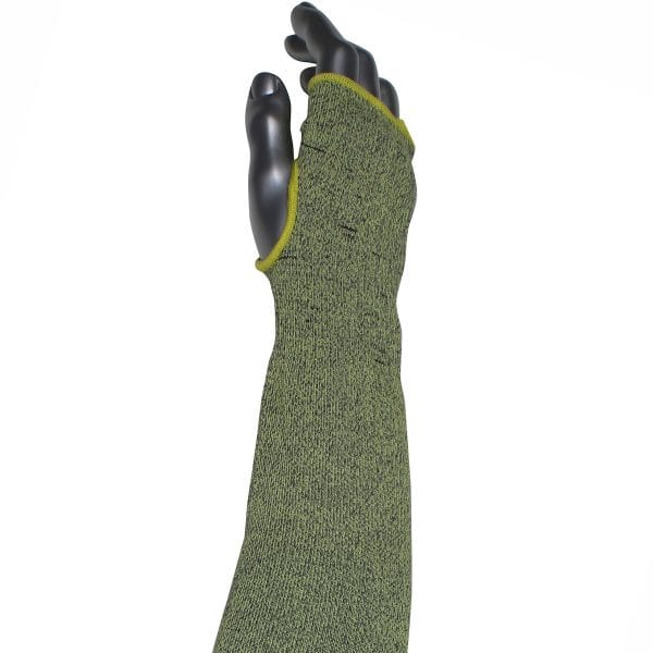Kut Gard® S13ATAFR/4HA-ES6-T - Single-Ply ATA® / Hide-Away™ FR Blended Sleeve with Thumb Hole