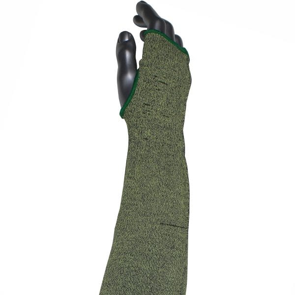Kut Gard® S13ATAFR/4HA-EW-ES6T - Single-Ply ATA® / Hide-Away™ FR Blended Sleeve with Thumb Hole - Wide Width