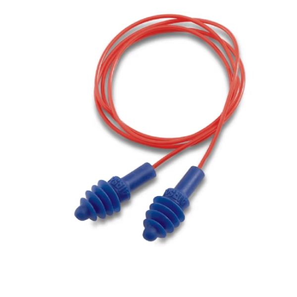 Howard Leight by Honeywell® AS-30R - Reusable TPE Corded Ear Plugs - NRR 27 - Box of 50 pairs