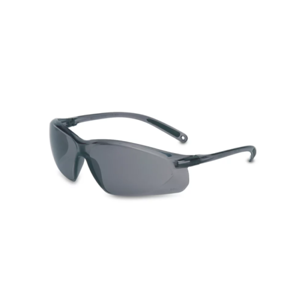 Honeywell Uvex A701 - Rimless Safety Glasses with Gray Temple, Gray Lens and Anti-Scratch Coating